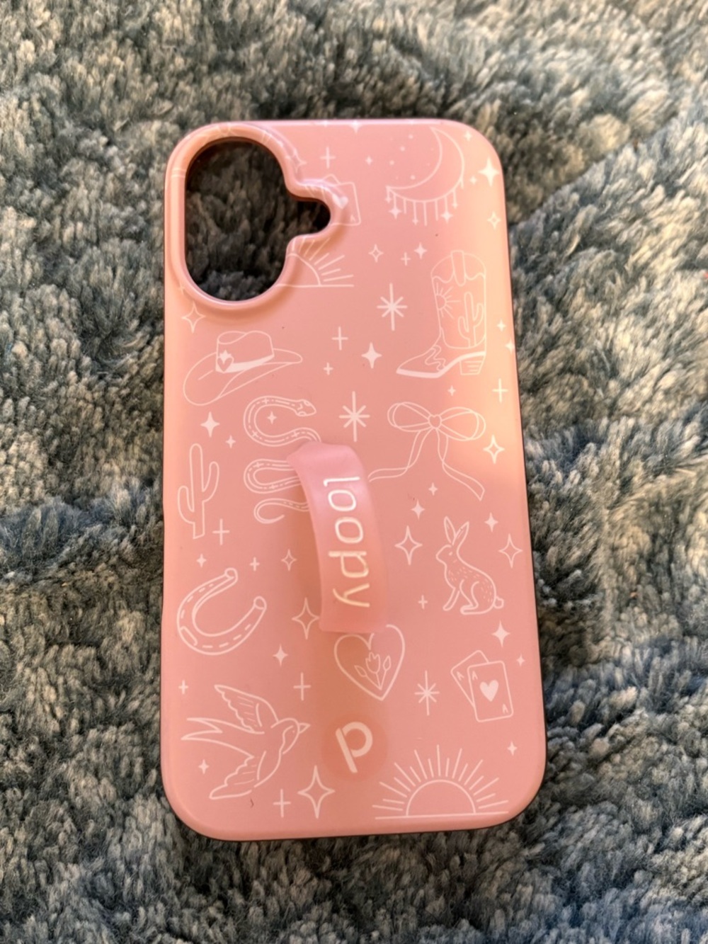 Loopy Case: Cowgirl charm for iPhone 16